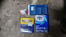Масло oil Toyota 0w-16 ТО фільтра повний комплект